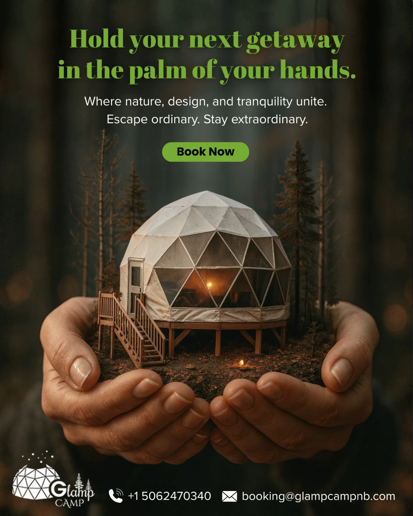 GlampCamp social media project by Sociowhiz for a travel & hospitality business