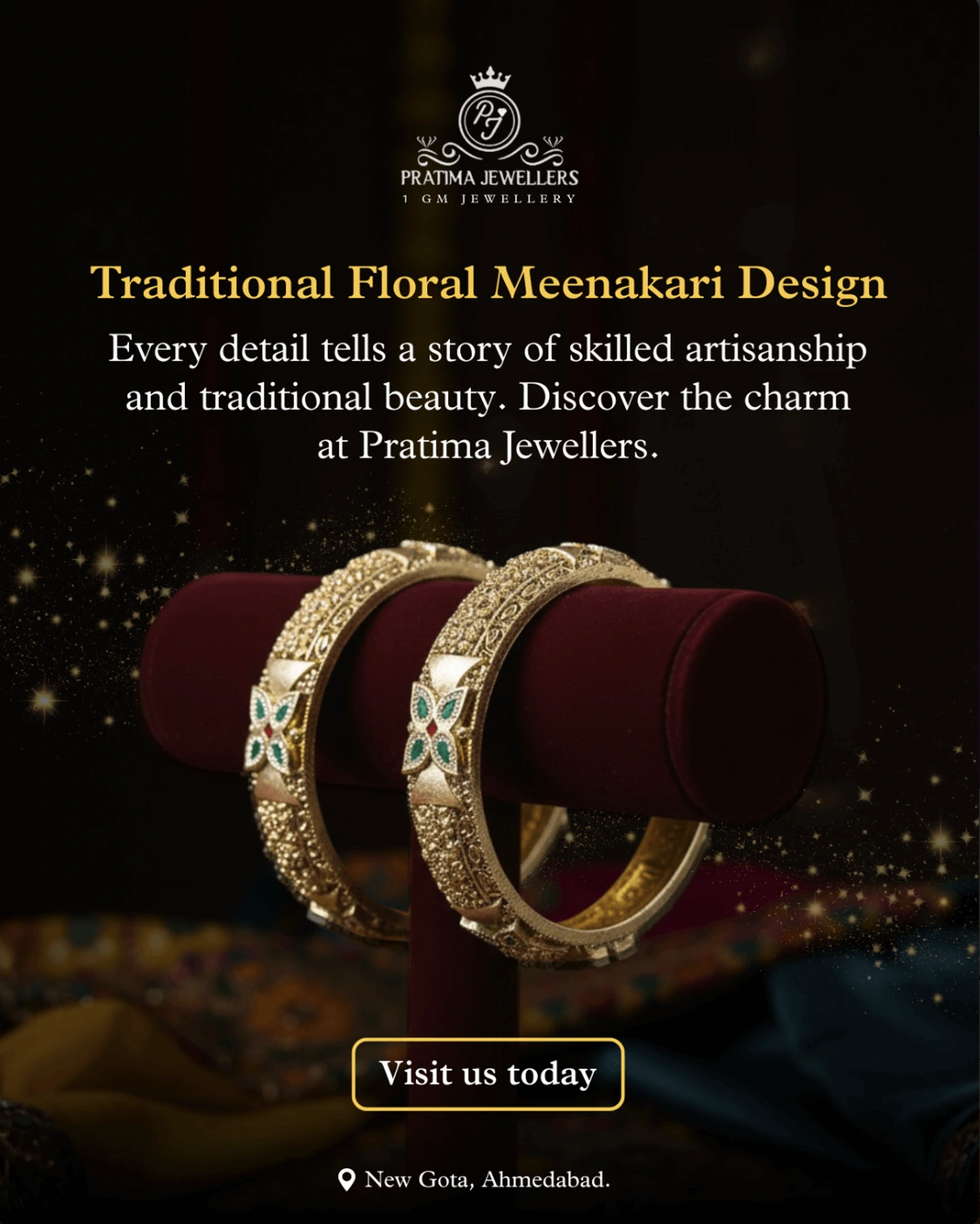 Pratima Jewellers social media project by Sociowhiz for a fashion & apparel business